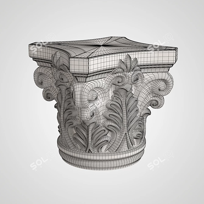 Elegant 3DMax Vray Capital 3D model image 3