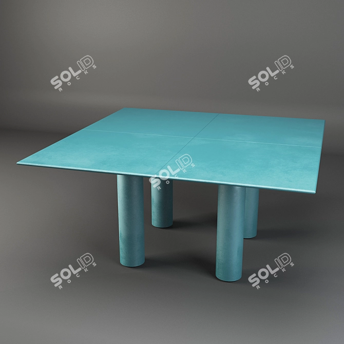 Executive Cube Meeting Table 3D model image 1