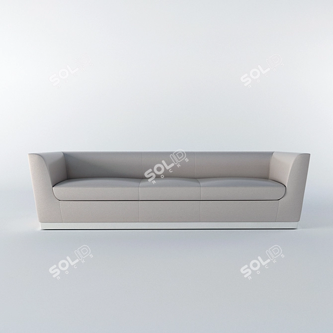 Langlois-Meurinne Sofa: Luxurious Comfort 3D model image 1