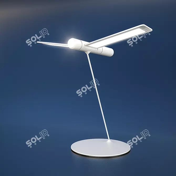 Seagull Table Lamp: Elegant Illumination 3D model image 1