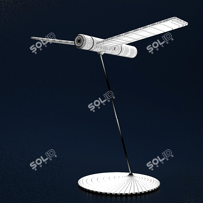 Seagull Table Lamp: Elegant Illumination 3D model image 2
