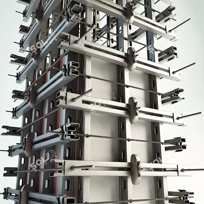 Vertical Formwork: Versatile Solution for Walls and Columns 3D model image 1