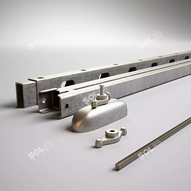 Vertical Formwork: Versatile Solution for Walls and Columns 3D model image 2