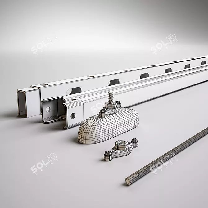 Vertical Formwork: Versatile Solution for Walls and Columns 3D model image 3