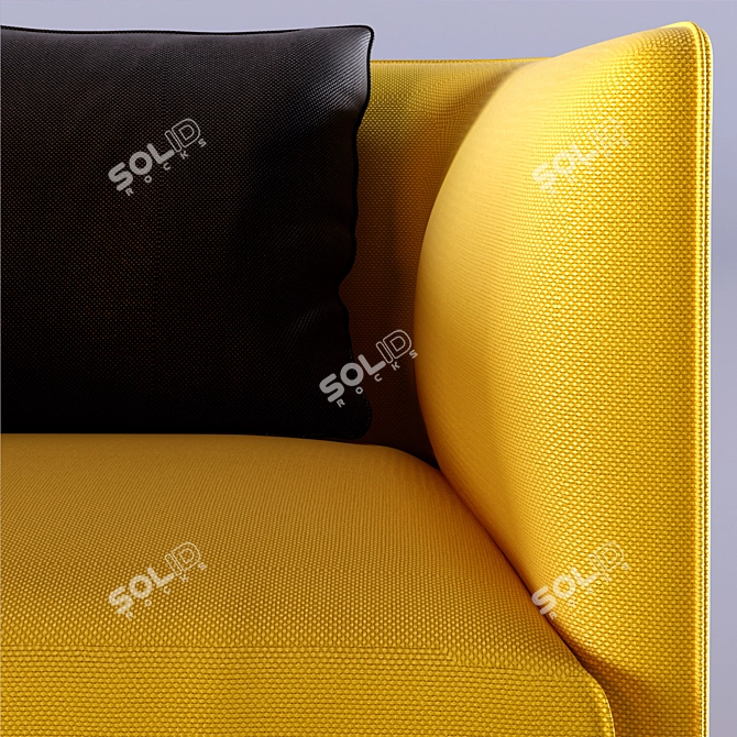 Ethereal Comfort: MART Armchair 3D model image 2