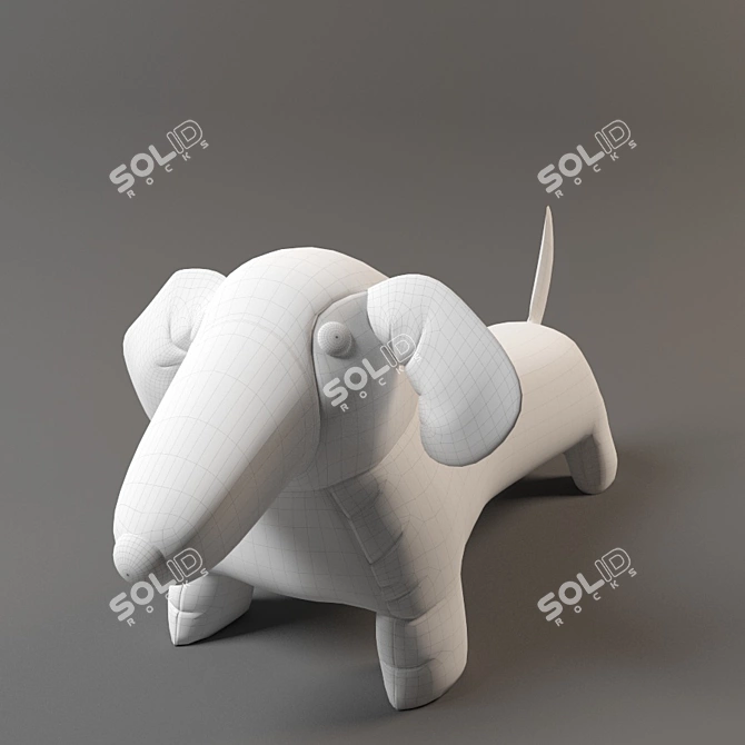 Restored Hardware Dog 3D model image 3