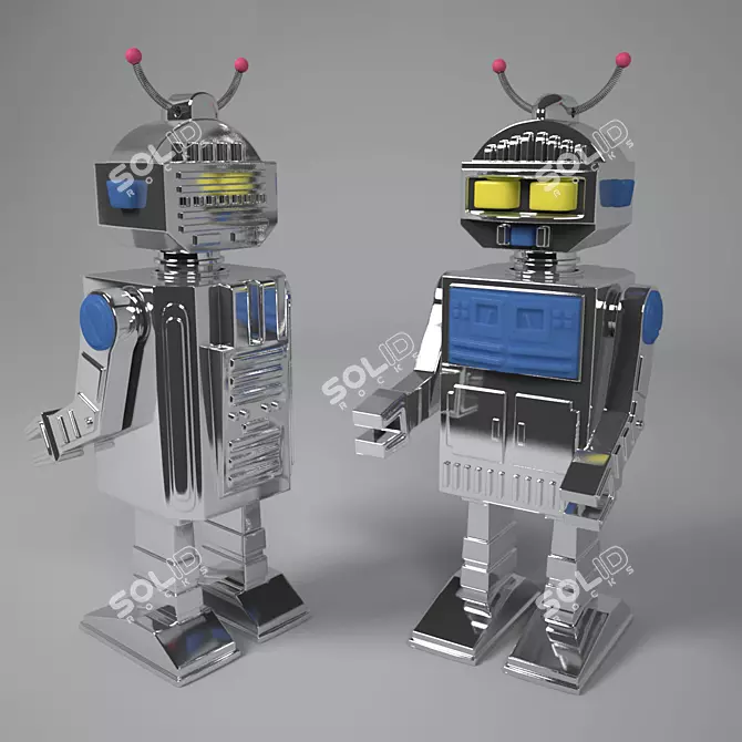 RoboToy: Model Robot Toy 3D model image 1