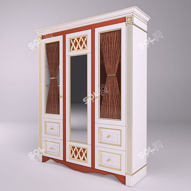 Customizable Storage Solution 3D model image 1