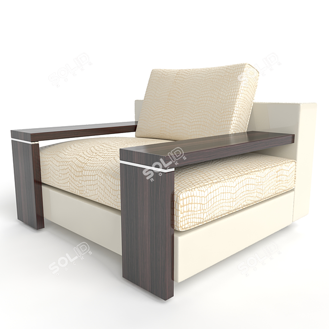 Turri Contemporary Collection Chair 3D model image 1