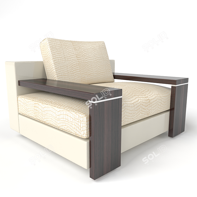 Turri Contemporary Collection Chair 3D model image 2
