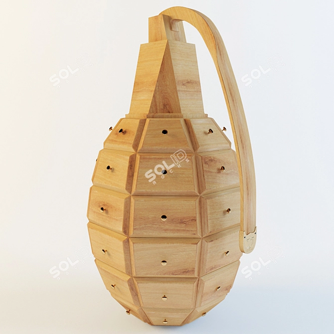  Wooden Grenade Chest 3D model image 1