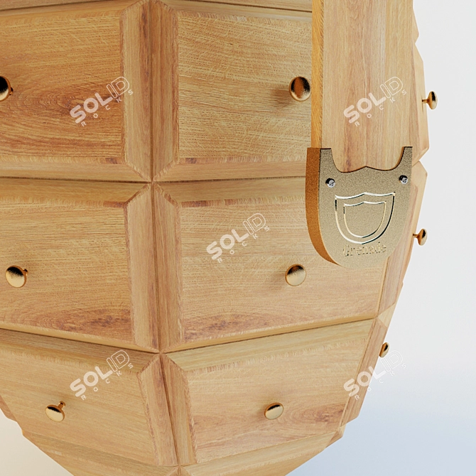  Wooden Grenade Chest 3D model image 2