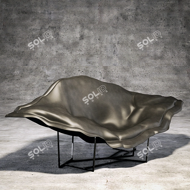 Modern Elegance: Wallace Poliform Armchair 3D model image 1