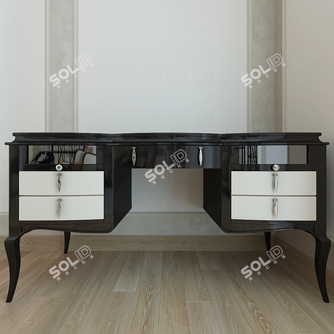 Modern Italian Desk: LCI Stile Decora 3D model image 1