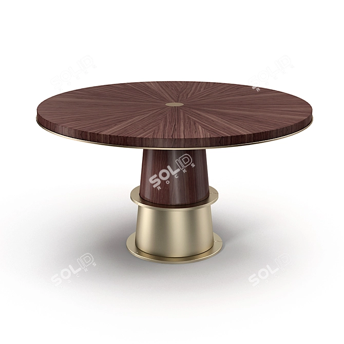 Elegant Tornasole Table: Timeless Beauty 3D model image 1