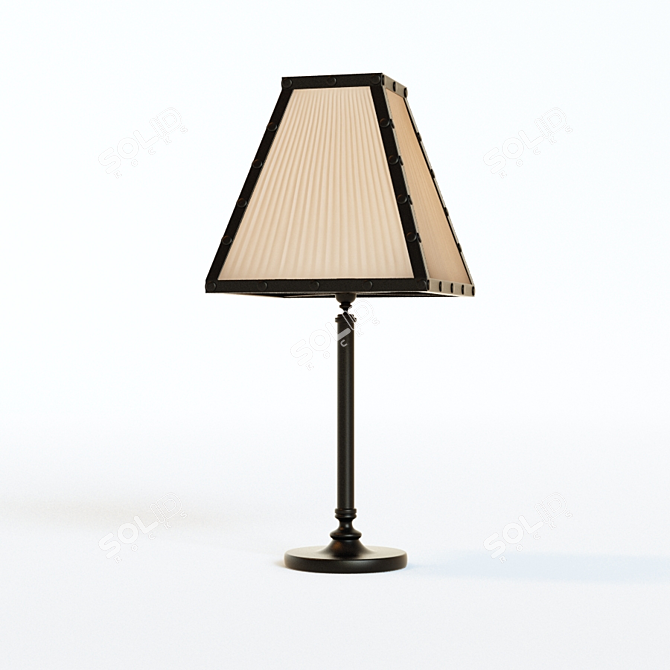 60cm Height LED Reading Lamp 3D model image 1