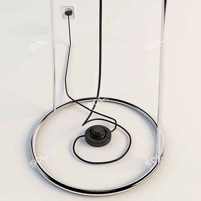 Elegant VETE Floor Lamp 3D model image 2