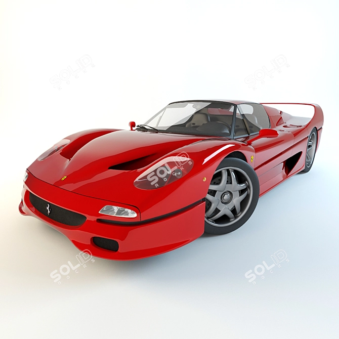 Fierce and Fast: Ferrari F50 3D model image 1