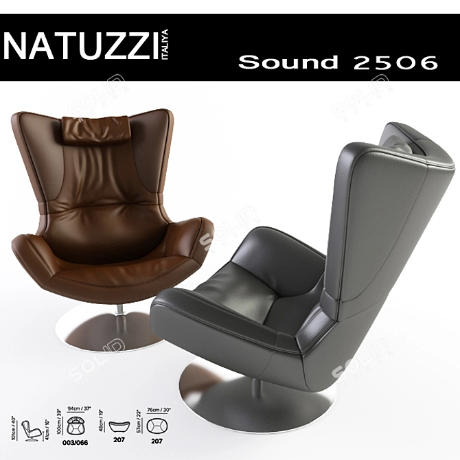 Melody Embrace Sound Chair 3D model image 1