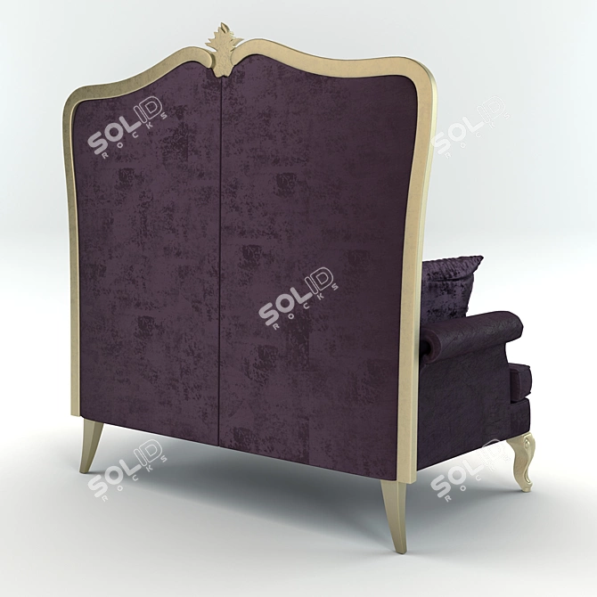 Italian Vogue DV Home Designer Sofa 3D model image 3