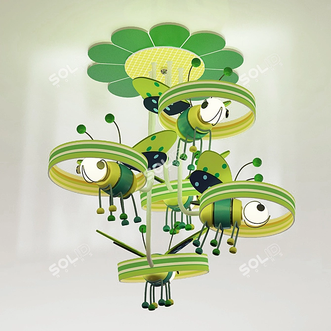 Odeon Light Arli 2805 Chandelier 3D model image 1