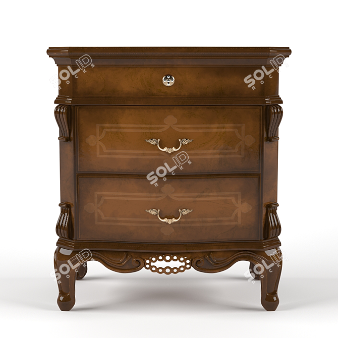 I DOGI Bedside Table DG232 3D model image 2