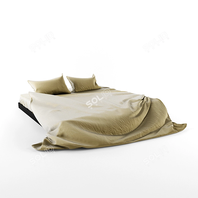 Luxury Linen Set 2000x1800 3D model image 1