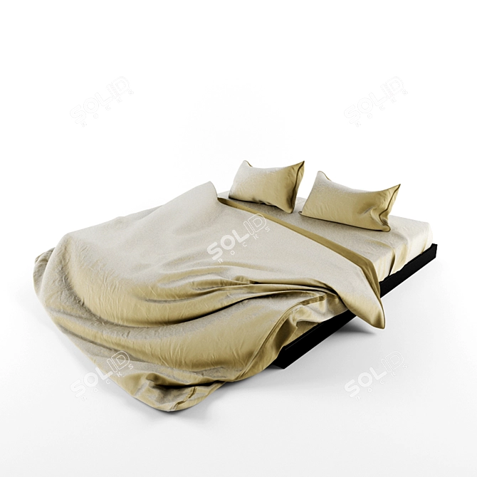 Luxury Linen Set 2000x1800 3D model image 2