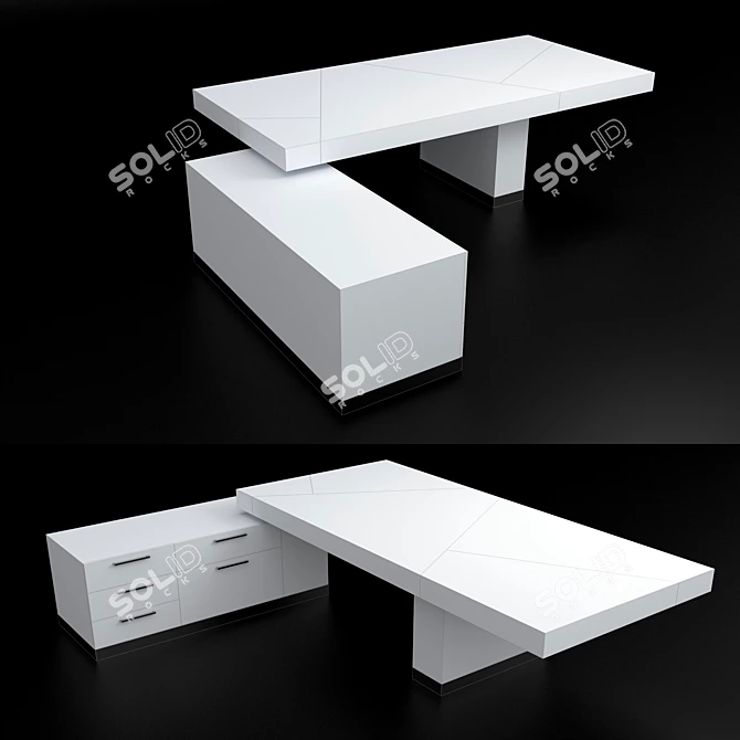 Modern Table 3D model image 1