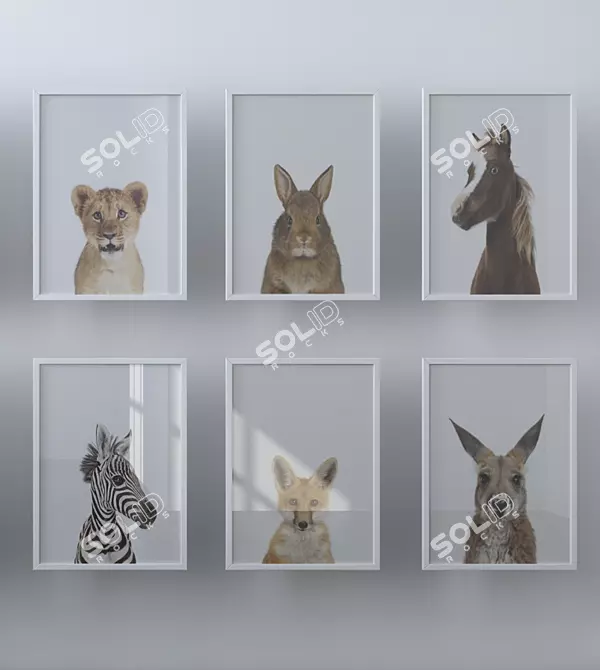 Animal Photographic Prints 3D model image 2