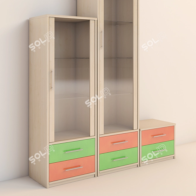 Beat Series Children's Furniture by Rohr 3D model image 3