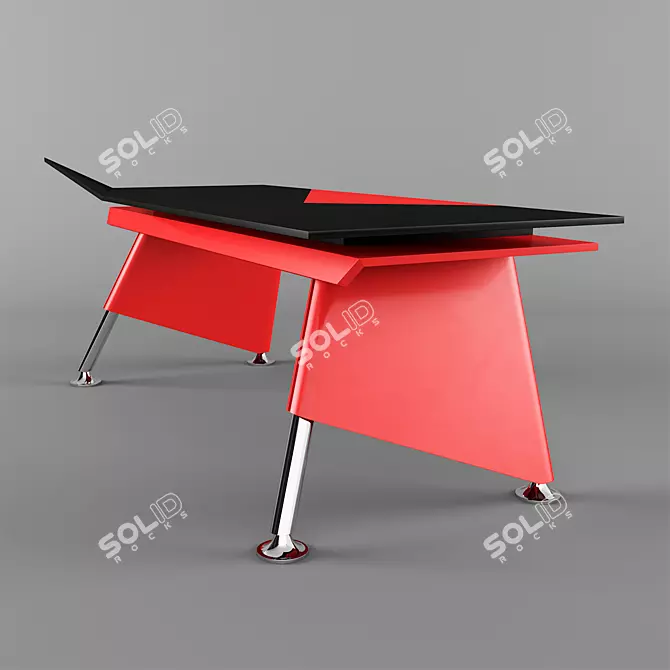 Executive Desk: Wing WI300 3D model image 1