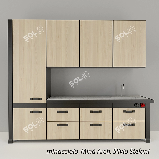 Minacciolo MINO Arch: The Epitome of Timeless Design 3D model image 1