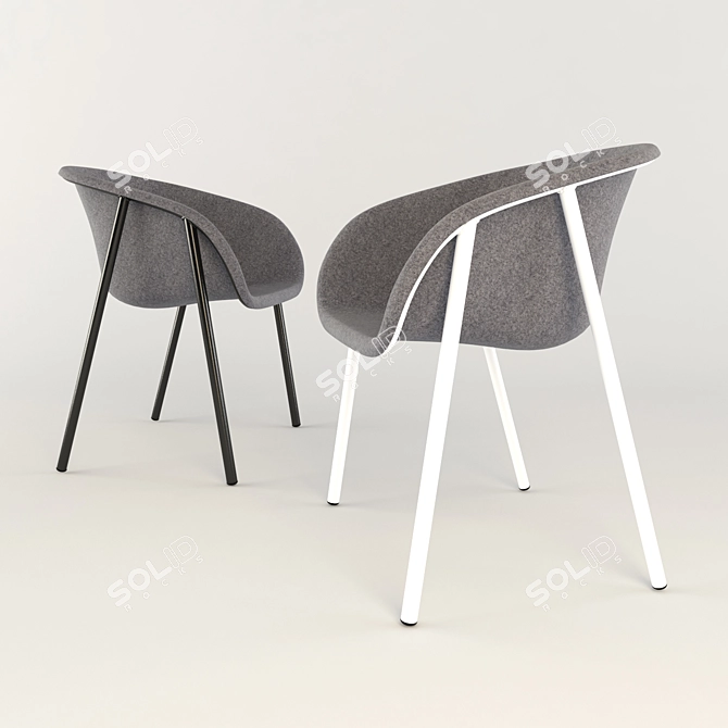 Eco PET Seat: De Vorm LJ 1 3D model image 3