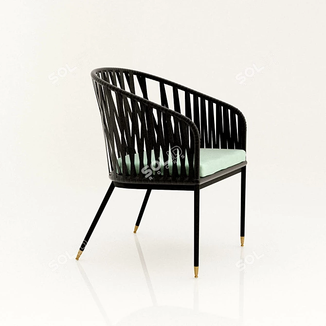 Luxury Lebello Chair 7 Series 3D model image 1