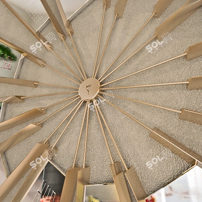 Enchanting Reflection: Circus Mirror 3D model image 2