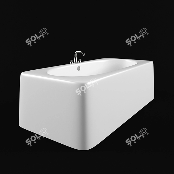 Sleek Mark Newson Bath Collection 3D model image 1