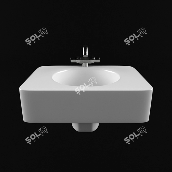 Sleek Newson Bathroom Collection 3D model image 2