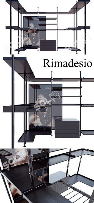 Rimadesio Zenit System: Modernize Your Living Space 3D model image 1