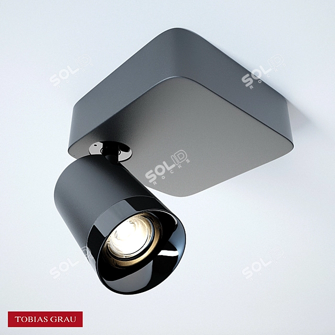 Elegant Set Square for Precise Measurements 3D model image 1