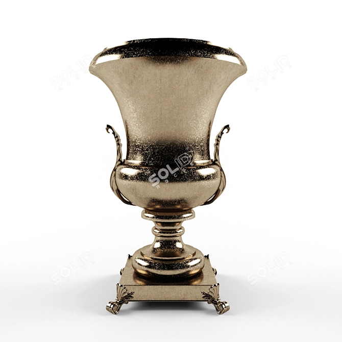 Classic Pot: Timeless Elegance Meets Modern Style 3D model image 1