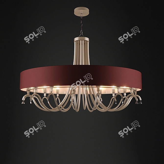 Luxury Stravagante Chandelier 3D model image 1