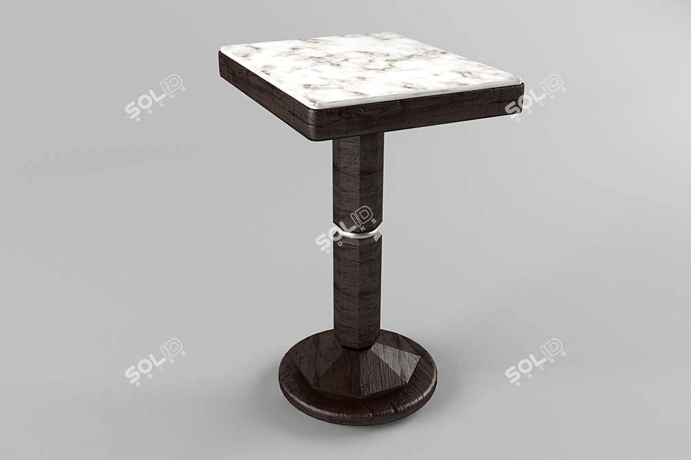 Versatile Wooden Table 3D model image 1