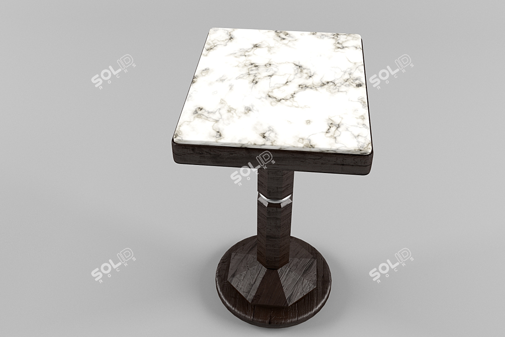 Versatile Wooden Table 3D model image 2