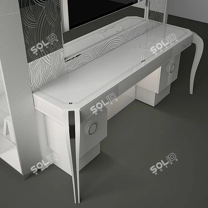 Elegant Vanity Table: Florence Collections 3D model image 3