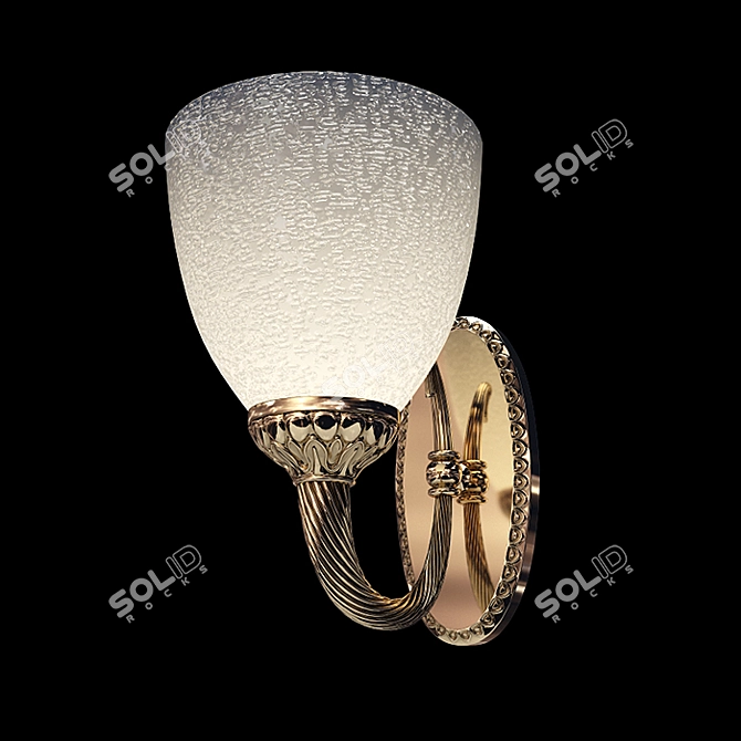 Elegant Reccagni Angelo Sconce 3D model image 5