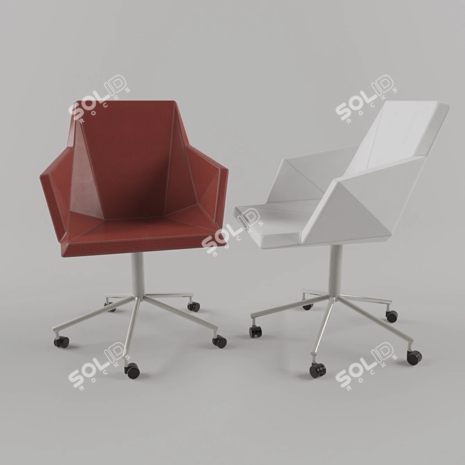 Elegant Mayflower Armchair 3D model image 1