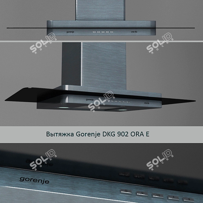 Gorenje DKG 902 ORA E Cooker Hood 3D model image 1