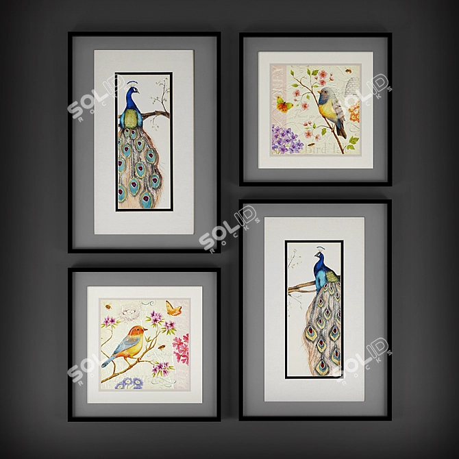 Avian Artistry: "The Birds" Collection 3D model image 3