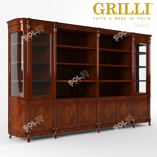 Classic Cabinet Grilli Rondo 3D model image 1